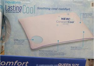 Cool Gel Pillow Costco Novaform Lasting Cool Gel Memory Foam Pillow