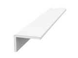 Corian Shower Walls Home Depot Flexstone 3 In X 96 In Remodel Trim with 2 In Lip In White