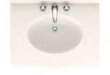 Corian Shower Walls Home Depot Swan Europa 37 In solid Surface Vanity top with Basin In Baby S