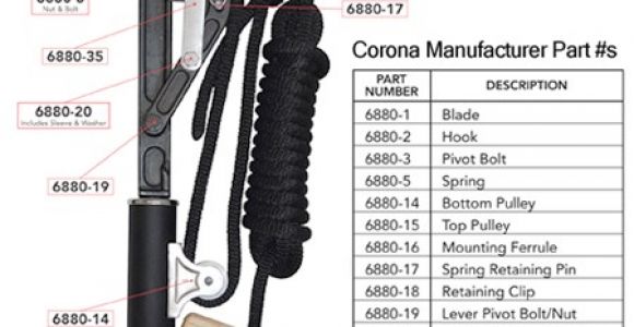 Corona Tree Pruner Replacement Parts Corona Bull Pruner Parts ordering