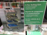 Costco 4 Tier Rolling Cart Best Closetmaid Rolling Cart Roselawnlutheran