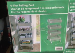 Costco 4 Tier Rolling Cart Costco 707386 4 Tier Rolling Cart Box Costcochaser