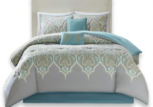 Cotton Vs Polyester Fill Comforter Comfort Spaces Mona Cotton Printed Comforter Set 6 Piece Teal