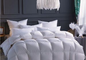 Cotton Vs Polyester Fill Comforter Hs Filling Power 800 High Density Luxury 100 Combed Cotton Fabric