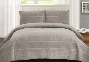 Cotton Vs Polyester Fill Comforter World Menagerie Brownleigh Cotton 3 Piece Quilt Set Reviews
