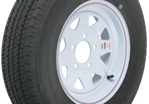 County Line Tire Cambridge City Indiana Karrier St175 80r13 Radial Trailer Tire with 13 White Wheel 5 On