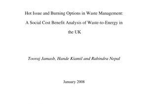 County Waste Chester Va Pdf Hot issue and Burning Options In Waste Management A social