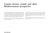 Craftmaster Water Heater Age Pdf Cypriot Bronze Stands and their Mediterranean Perspective