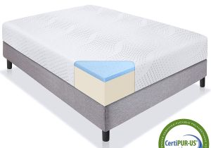 Crib Mattress Spring Frame Replacement Amazon Com Best Choice Products 10in Queen Size Dual Layered Gel