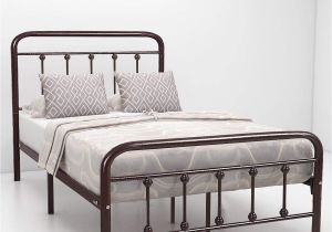Crib Mattress Spring Frame Replacement Amazon Com Homerecommend Dark Bronze Metal Bed Frame Platform with