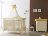 Crib with Storage Drawer Underneath Luxury Baby Cot orthopaedic Bed Base with Wooden Slats In Ivory or Wa