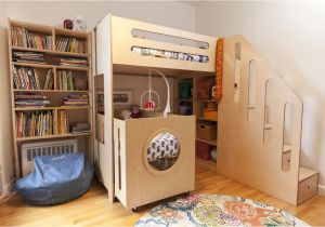 Cribs with Storage Underneath Violet S Room Offers A Natural Wood solution for Two the Littlest