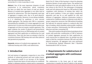 Crushed Stone Size Chart Pdf Mixture Of Crushed Stone Aggregate as Material for Substructure