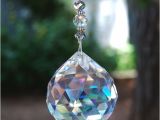 Crystal Suncatchers for Windows Prism Crystal Suncatcher Window Decoration by Jgbeadedjewelry