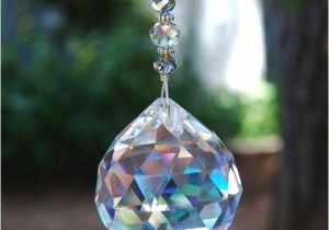 Crystal Suncatchers for Windows Prism Crystal Suncatcher Window Decoration by Jgbeadedjewelry