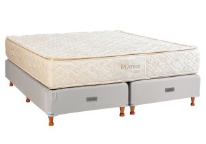 Cuanto Mide Un Colchon Matrimonial Y Una Queen Size sommier 2 Plazas La Cardeuse Platine 140×190 31 006 00 En