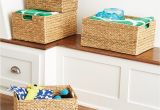 Cube Storage Bins 13x15x13 Decorative Baskets Wicker Baskets Storage Bins the Container Store