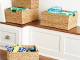 Cube Storage Bins 13x15x13 Decorative Baskets Wicker Baskets Storage Bins the Container Store