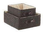 Cube Storage Bins 13x15x13 Decorative Baskets Wicker Baskets Storage Bins the Container Store