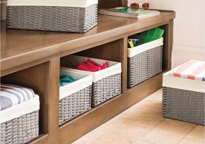 Cube Storage Bins 13x15x13 Decorative Baskets Wicker Baskets Storage Bins the Container Store