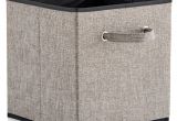 Cube Storage Bins 13x15x13 Ezoware 4 Pack Fabric Foldable Cubes Bin organizer Container with