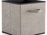 Cube Storage Bins 13x15x13 Ezoware 4 Pack Fabric Foldable Cubes Bin organizer Container with