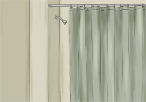 Curtain Length Rule Of Thumb How to Install A Shower Curtain 15 Steps with Pictures