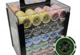 Custom Clay Poker Chip Sets 1000pcs 14g Ultimate Casino Clay Poker Chips Set Custom