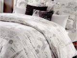 Cynthia Rowley Paris Bedding Set Cynthia Rowley 5pc Paris Comforter King Set Eiffel tower