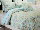 Cynthia Rowley Quilt Bedding Set Cynthia Rowley 3pc Quilt Set King Queen Floral Tropical