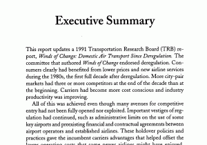 Daily Commitment Report Peoria County Il 4 Executive Summary Entry and Competition In the U S Airline