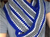 Dallas Cowboys Colors Yarn Dallas Cowboys Inspired Infinity Scarf Extra Wide Football