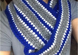 Dallas Cowboys Colors Yarn Dallas Cowboys Inspired Infinity Scarf Extra Wide Football