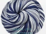 Dallas Cowboys Colors Yarn Dyed to order Self Striping sock Yarn Blue Gray