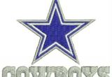 Dallas Cowboys Embroidery Design Dallas Cowboys Embroidery Design by Alexhoffembroidery On Etsy
