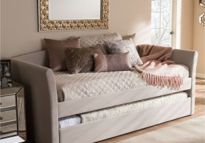 Daybed that Turns Into A Queen Bed Baxton Studio Serena Daybed with Trundle Kiley Anne Daybed Bed
