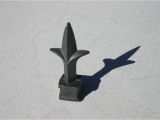 Decorative Wrought Iron Fence toppers Cast Iron Spear Finial Spire ornamental Fence topper 3