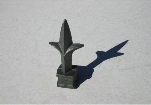 Decorative Wrought Iron Fence toppers Cast Iron Spear Finial Spire ornamental Fence topper 3