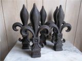 Decorative Wrought Iron Fence toppers Reserved for Wendy Antique Cast Iron Fence Post topper