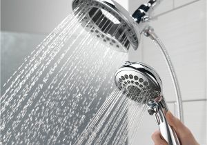 Delta A112 18.1 M Shower Head Clocks Delta Shower Head Delta Shower Systems Delta