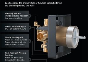 Delta Multichoice Universal Valve Installation Instructions Delta R10000 Unbxhf Multichoice Universal Mixing Rough In