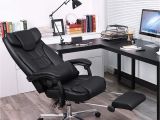 Desk Chair with Leg Rest Gaming Swivel Chair with Foldable Headrest Office Chair