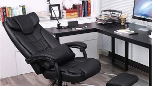 Desk Chair with Leg Rest Gaming Swivel Chair with Foldable Headrest Office Chair