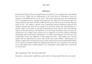 Destin Fl Sales Tax Pdf Optimal Fuel Tax and Heterogeneity Of Cities