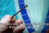 Diamond Brite Pool Finish Problems Removing Rust Stains From Your Pool Youtube