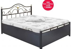 Different Types Of Beds with Price Queen Size Hydraulic Storage Bed with Free Foam Mattress Buy Queen Size Hydraulic Storage Bed with Free Foam Mattress Online at Best Prices In India