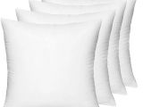 Different Types Of Pillow Stuffing Amazon Com Hippih 4 Pack Pillow Insert 18 X 18 Inch