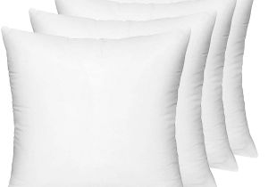 Different Types Of Pillow Stuffing Amazon Com Hippih 4 Pack Pillow Insert 18 X 18 Inch
