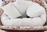Different Types Of Pillow Stuffing Outad Baby Newborn Pillow Basket Filler Baby Cushion Infant