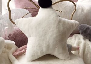 Different Types Of Pillow Stuffing Rabbit Fur Pillow Decorative Room Cartoon Star Heart Crown Pillow
